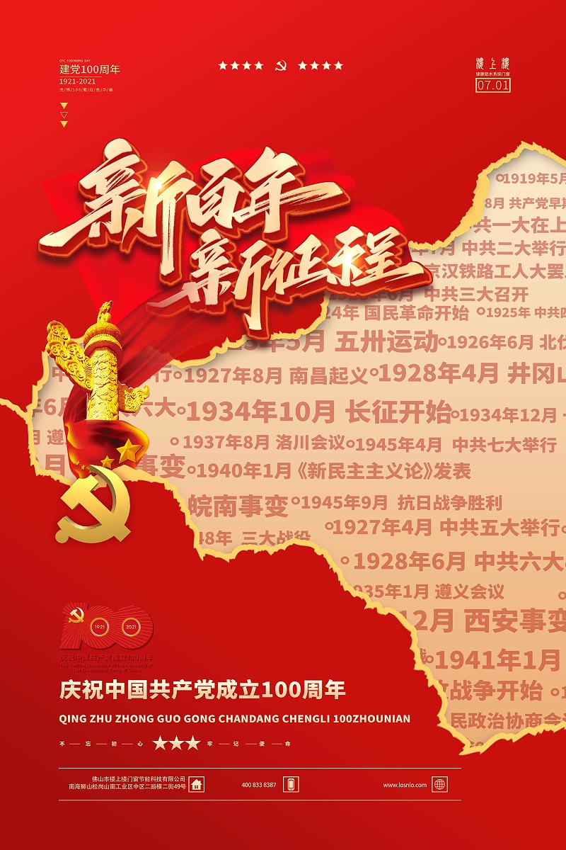 楼上楼|不忘初心,砥砺前行,庆祝建党100周年！